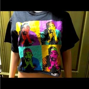 RARE Poetic Justice. Tupac. Crop shirt.